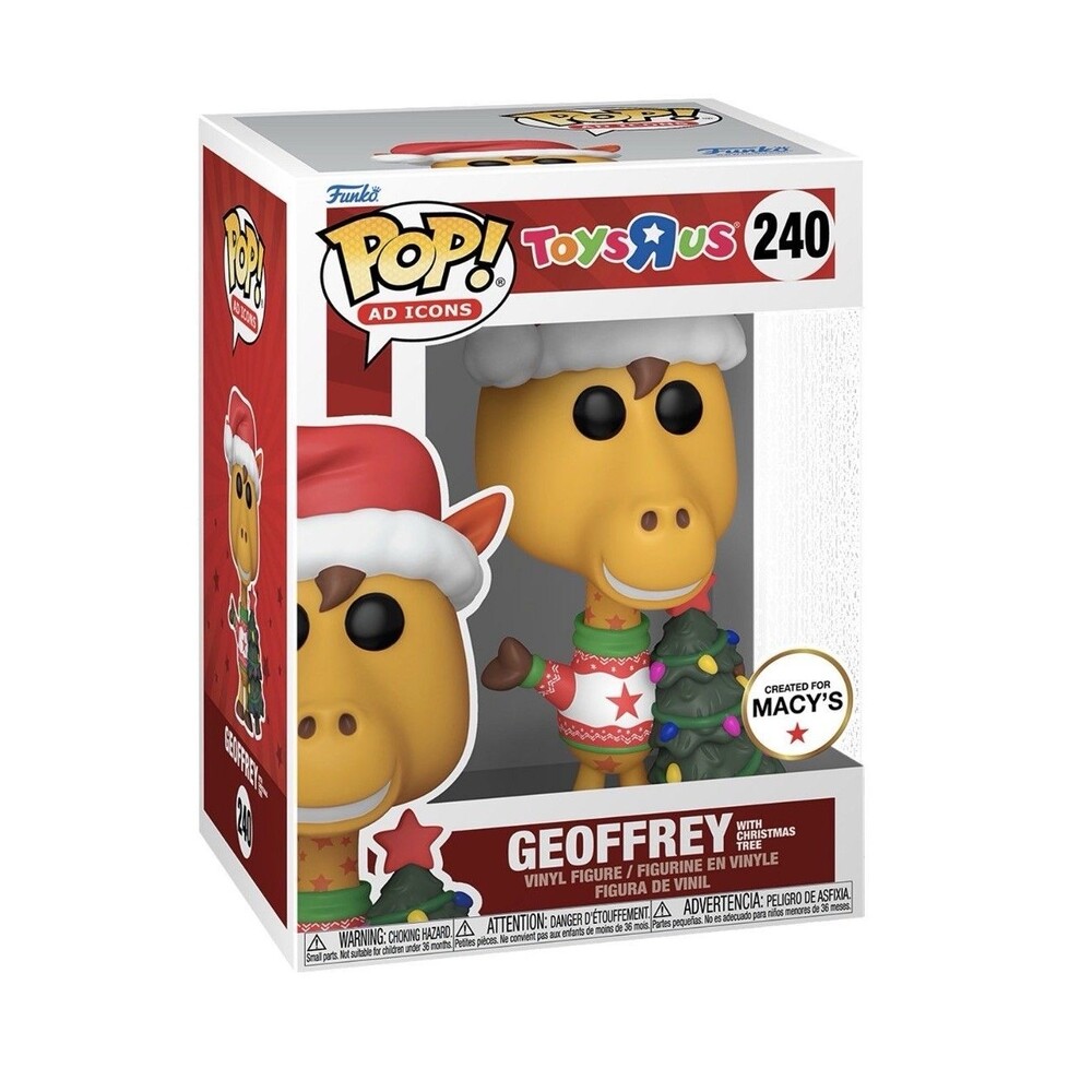 Funko Pop Ad Icons Geoffrey with Christmas Tree #240 -Created for Macy's - - NEW
